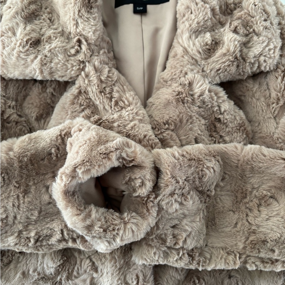 Kenneth Cole Women's Teddy Jacket - Brown - Picture 5 of 6